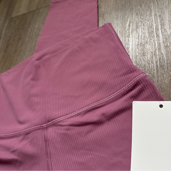 Lululemon Align HR Pant 25” Ribbed - Velvet Dust - Picture 2 of 5